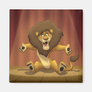 Glücklicher Löwe-Magnet Magnet