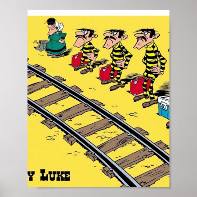 glücklicher Luke daltons Anime TV-Film Gelb Kind e Poster (Vorne)