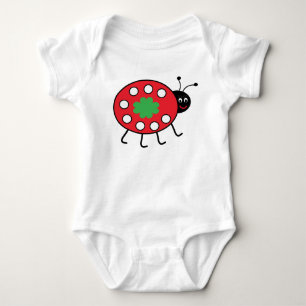 Glücklicher Marienkäfer-Säuglings-Strampler, We Baby Strampler