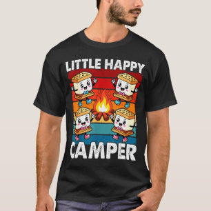 Glücklicher Marshmallow-Camper-Kinder Kleinkind Ju T-Shirt