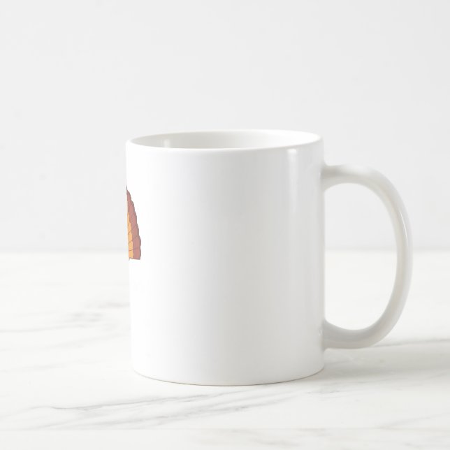 GLÜCKLICHER MEOW GEGEBEN Funny Turkey Cat Kaffeetasse (Rechts)