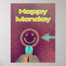 Glücklicher Montag Lustig
