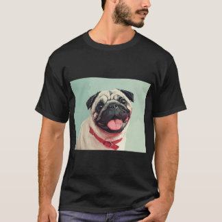 Glücklicher Mops T-Shirt