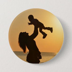 GLÜCKLICHER MUTTER-TAG BUTTON