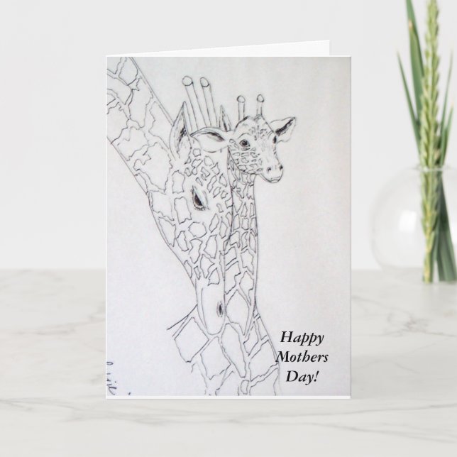 Glücklicher Mutter-Tag Karte (Vorderseite)