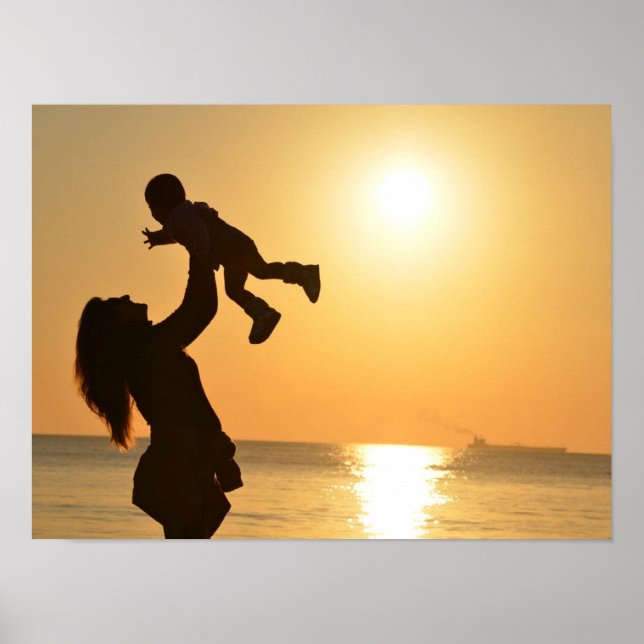 GLÜCKLICHER MUTTER-TAG POSTER (Vorne)