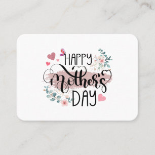 Glücklicher Muttertag 2025 Niedlicher Blumenkohl f Visitenkarte