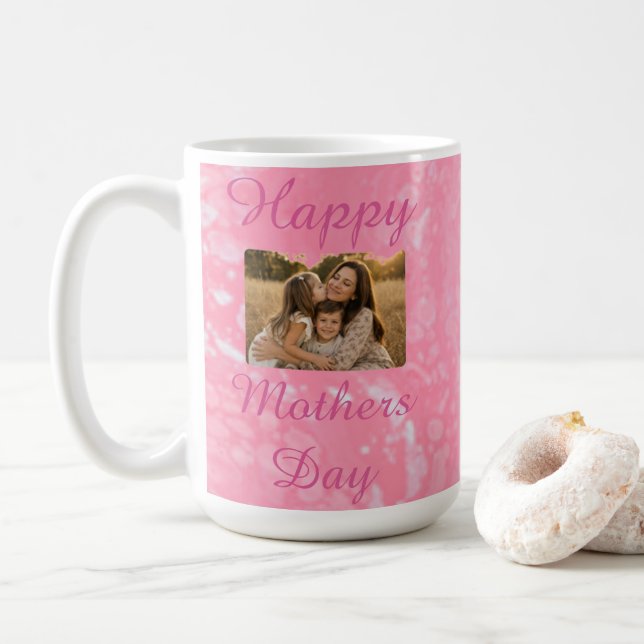 Glücklicher Muttertag Becher Kaffeetasse (Mit Donut)