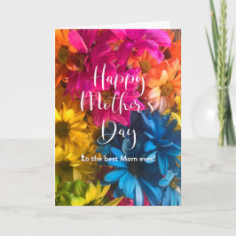 Glücklicher Muttertag ❤️ beste Blume Card Karte