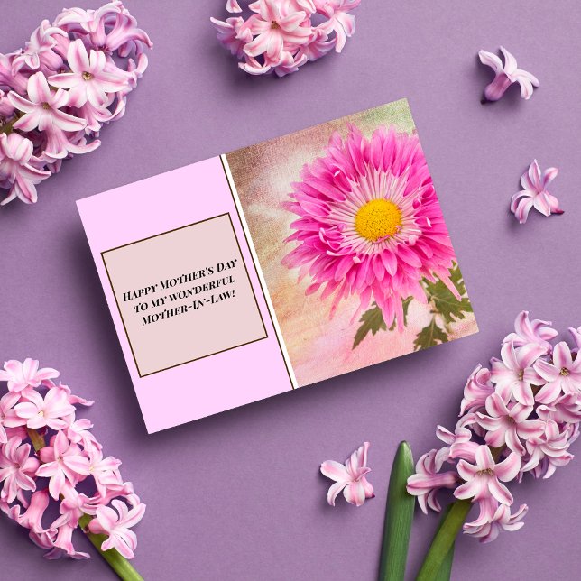 Glücklicher Muttertag für meine Schwiegermutter Feiertagskarte (Von Creator hochgeladen)