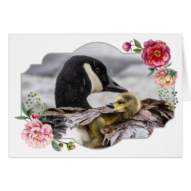 Glücklicher Muttertag, Gänse (Vorderseite (Horizontal))
