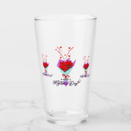 GLÜCKLICHER MUTTERTAG GESCHENK GLAS