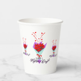 GLÜCKLICHER MUTTERTAG GESCHENK PAPPBECHER