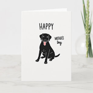 Glücklicher Muttertag Kunstkarte für Hunde Karte
