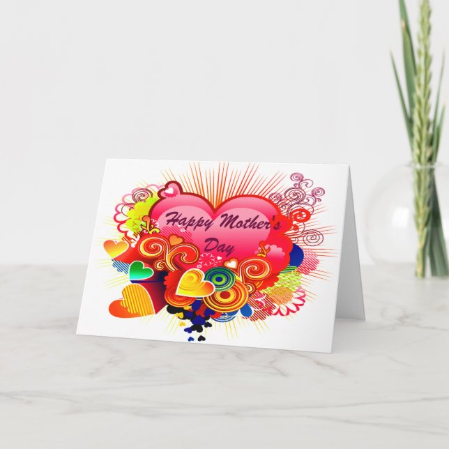 Glücklicher Muttertag (Mama)_Karte Karte (Vorderseite)