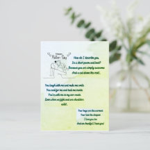 Glücklicher Muttertag mit einem originellen Gedich