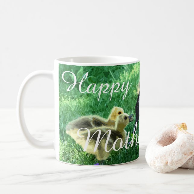 Glücklicher Muttertag - Muttergoose Tasse (Mit Donut)