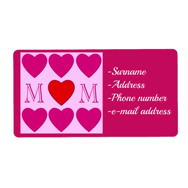 Glücklicher Muttertag, personalisieren (Vorne)