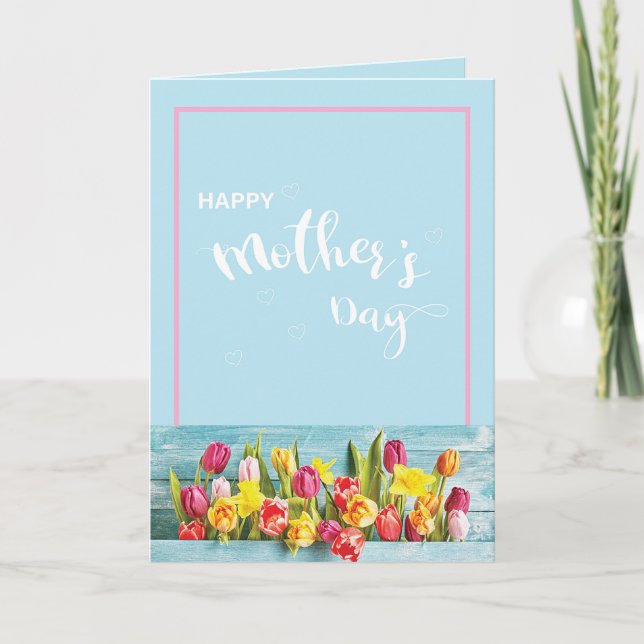 Glücklicher Muttertag ❤️ Sie sind die beste Karte (Vorderseite)