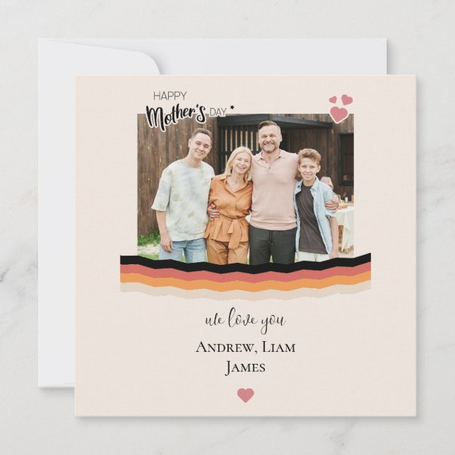 Glücklicher Muttertag, wir Liebe Sie (Vorderseite)