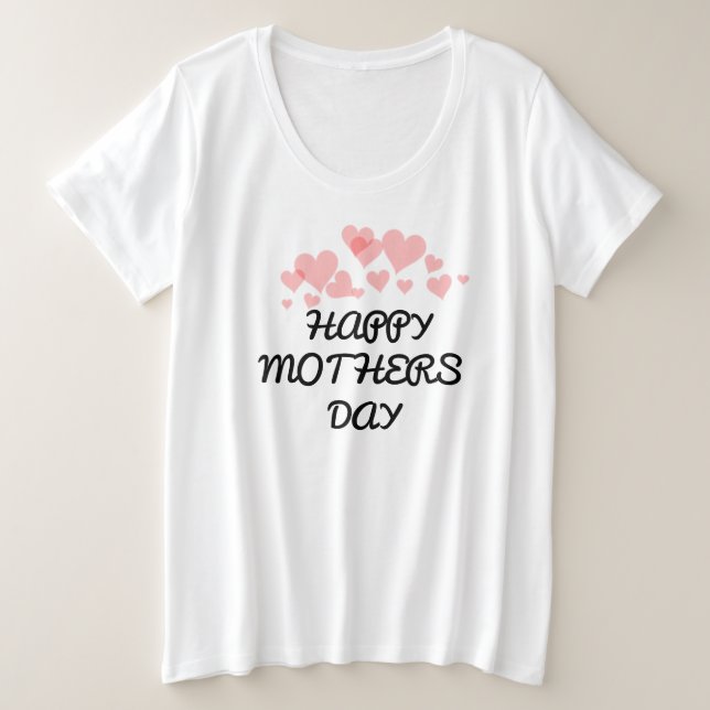 Glücklicher MuttertagesT - Shirt für Muttertag (Design vorne)