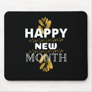 glücklicher neuer Monat Mousepad