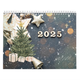 Glücklicher Neujahrskalender 2025 Kalender