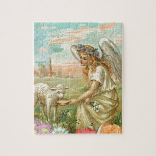 glücklicher Ostergel Puzzle