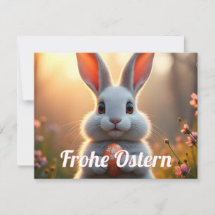Glücklicher Osterhase im Zauber des Frühlings