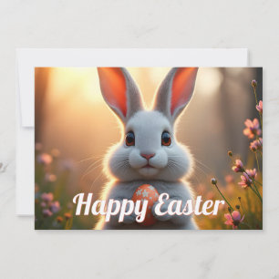 Glücklicher Osterhase in der Magie des Frühlings