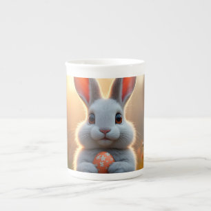 Glücklicher Osterhase in der Magie des Frühlings Prozellantasse