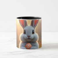 Glücklicher Osterhase in der Magie des Frühlings