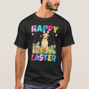 Glücklicher Osterhase Labrador Retriever Hund Oste T-Shirt