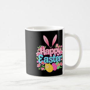 Glücklicher Osterhase Oster-Outfit Ei Nest Blume R Kaffeetasse