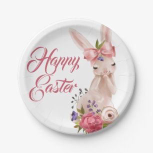 Glücklicher Ostern-Brunch Pappteller