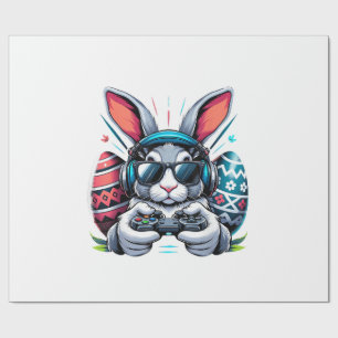 Glücklicher Ostertag Bunny Ei Videospiel Kinder Mi Geschenkpapier