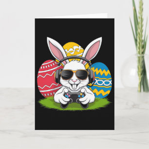 Glücklicher Ostertag Bunny Ei Videospiel Kinder Mi Karte