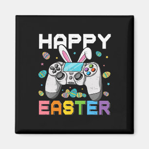 Glücklicher Ostertag Videospiele Hase Gami Jungen Magnet