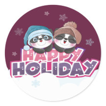 Glücklicher Panda-Feiertag