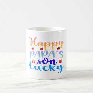 Glücklicher Papas Sohn Lucky Kaffeetasse