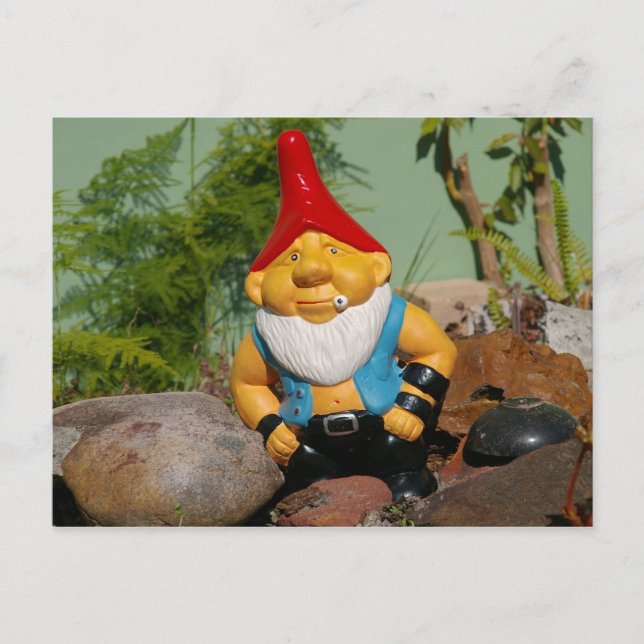 glücklicher Pappy Postkarte (Vorderseite)