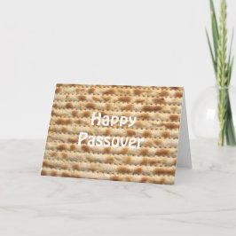 Glücklicher Passover Matzah Grußkarte Karte