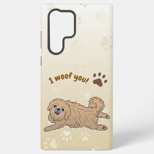 Glücklicher Pekingese-Hundefreund I Wuffe Dich Pfo Samsung Galaxy Hülle