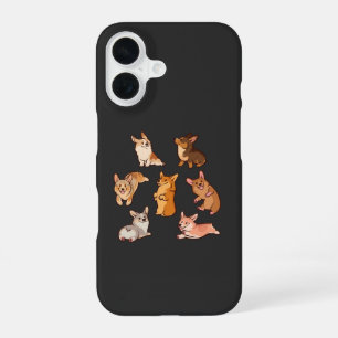 Glücklicher Pembroke Welsh Corgi Hundeliebhaber Ku iPhone 16 Hülle
