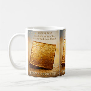 Glücklicher Pessach! Golden Matzah Kaffeetasse