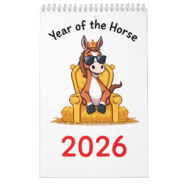 Glücklicher Pferdekalender 2026 Kalender