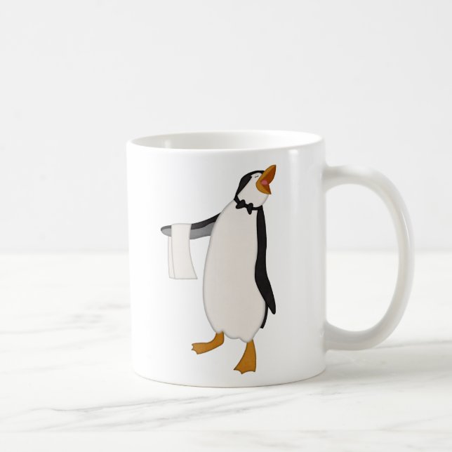 Glücklicher Pinguin Tasse (Rechts)