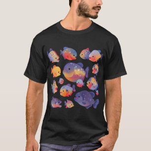Glücklicher Piranha T-Shirt