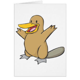 Glücklicher Platypus Cartoon