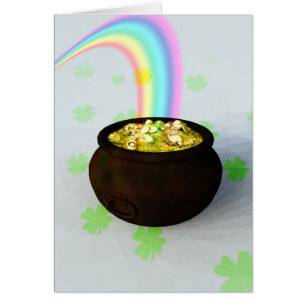 Glücklicher Pot der Gold-Karte